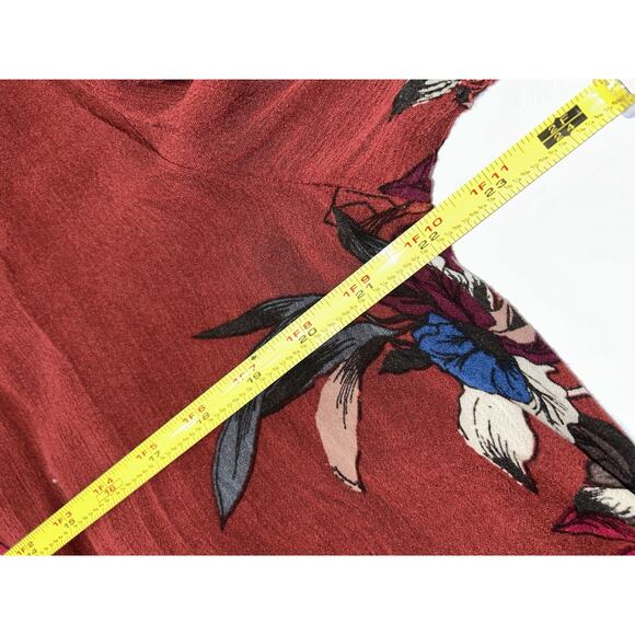 Free People Small Electric Burgundy Orchid Tree Swing Tunic Dress Large NWT - Picture 5 of 7